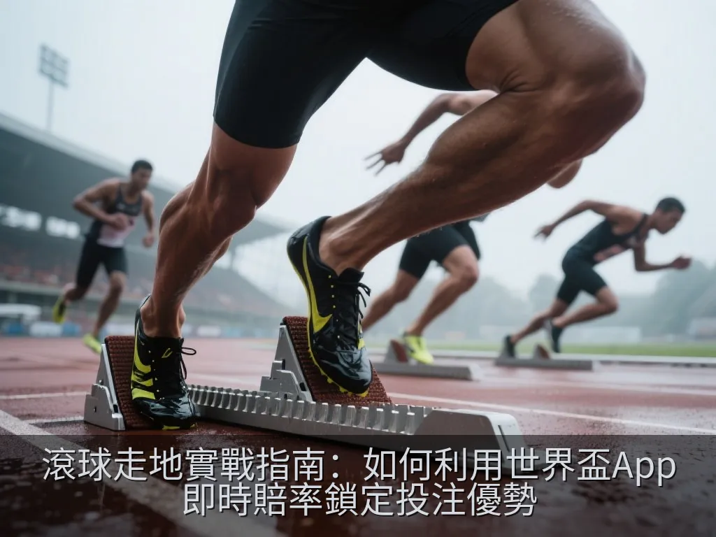 在體育場背景下，一隻手拿著智慧型手機顯示足球賽事即時比分與紅牌通知的特寫